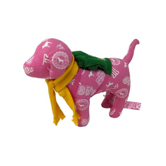 Victoria's Secret Preppy Pink Dog with Backpack Plush Stuffed Animal Toy Small - Picture 7 of 7